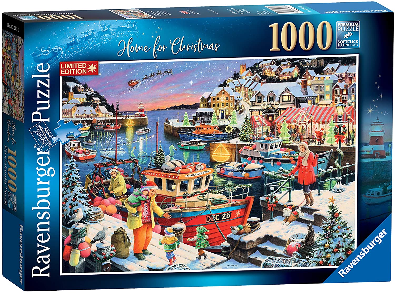 Ravensburger Limited Edition Home for Christmas 1000 Piece Puzzle The
