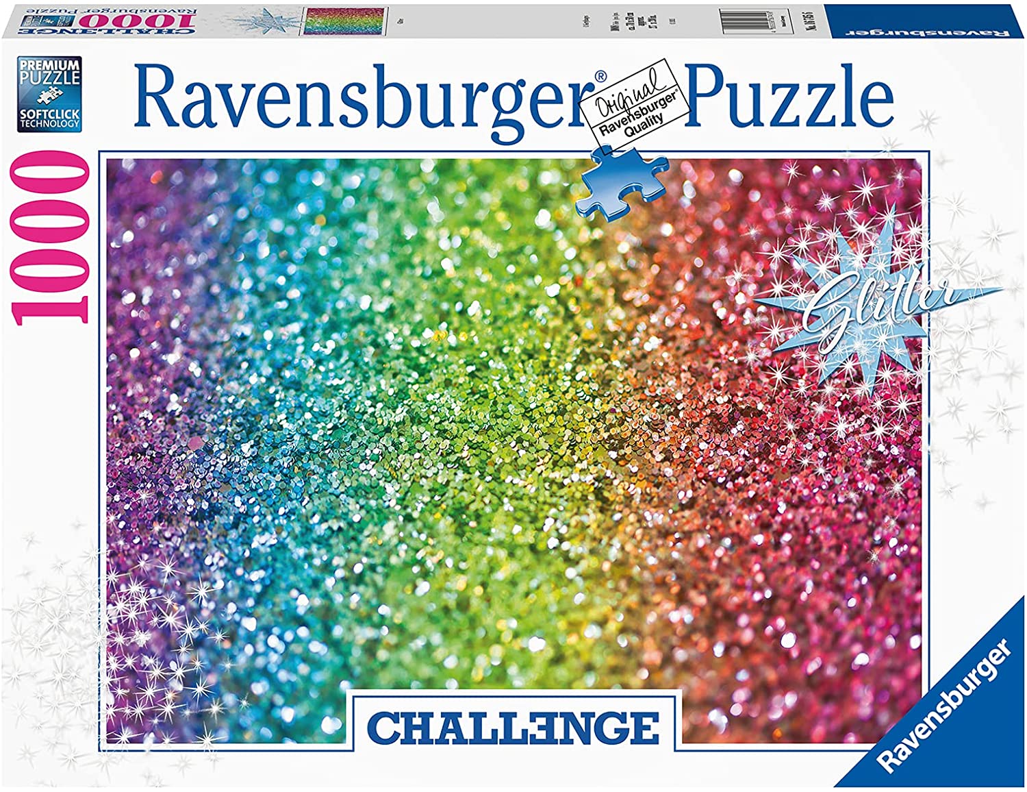 Ravensburger Glitter Challenge 1000 Piece Puzzle – The Puzzle