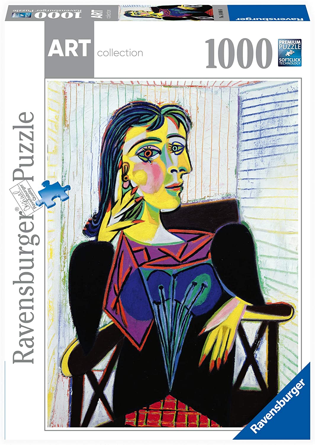 Goedkeuring Spectaculair Waarneembaar Ravensburger Picasso Portrait of Dora Maar Art Collection 1000 Piece Puzzle  – The Puzzle Collections