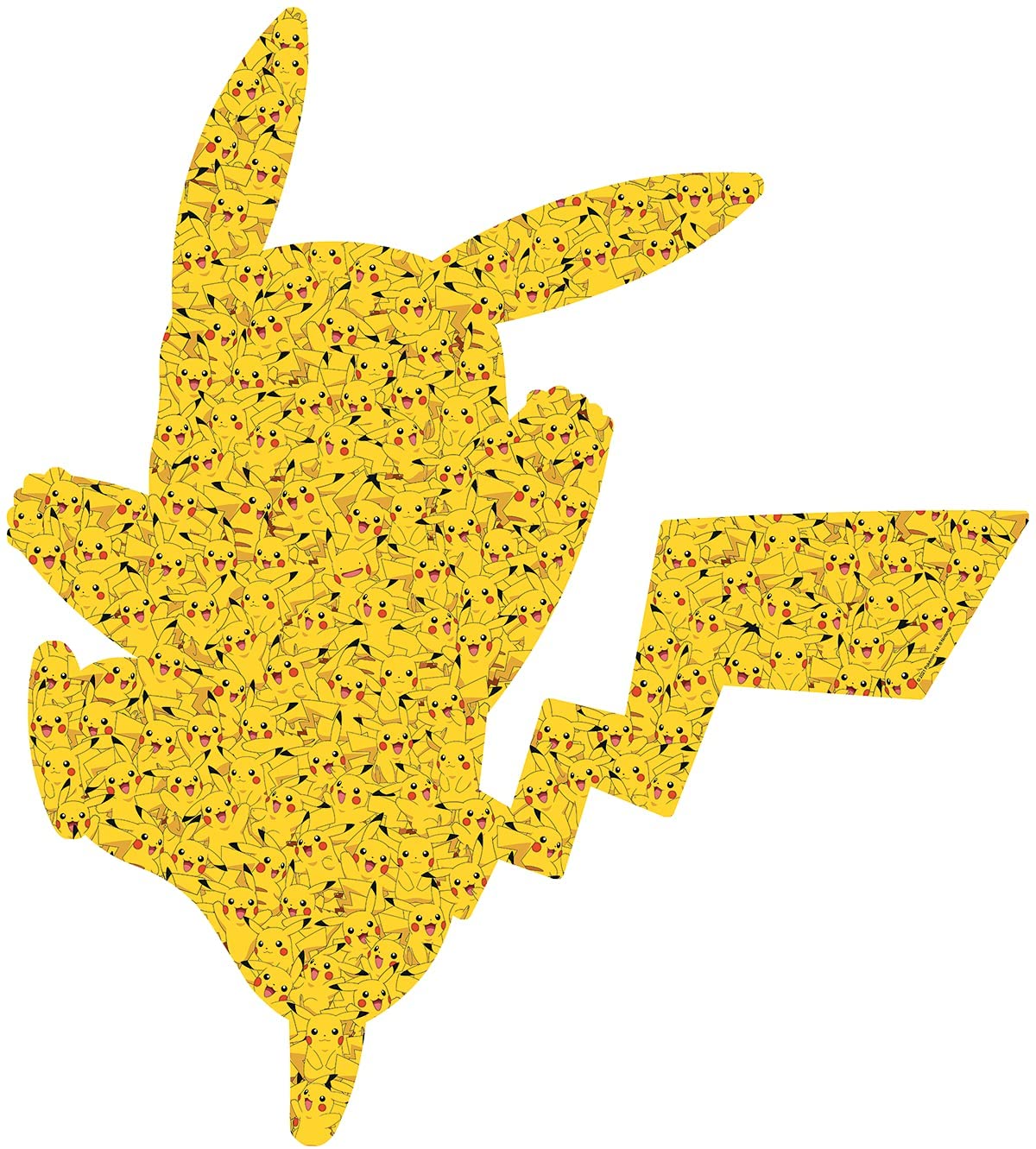 Buffalo Games Pokemon Pikachu Shaped - 500 Pieces Jigsaw Puzzle