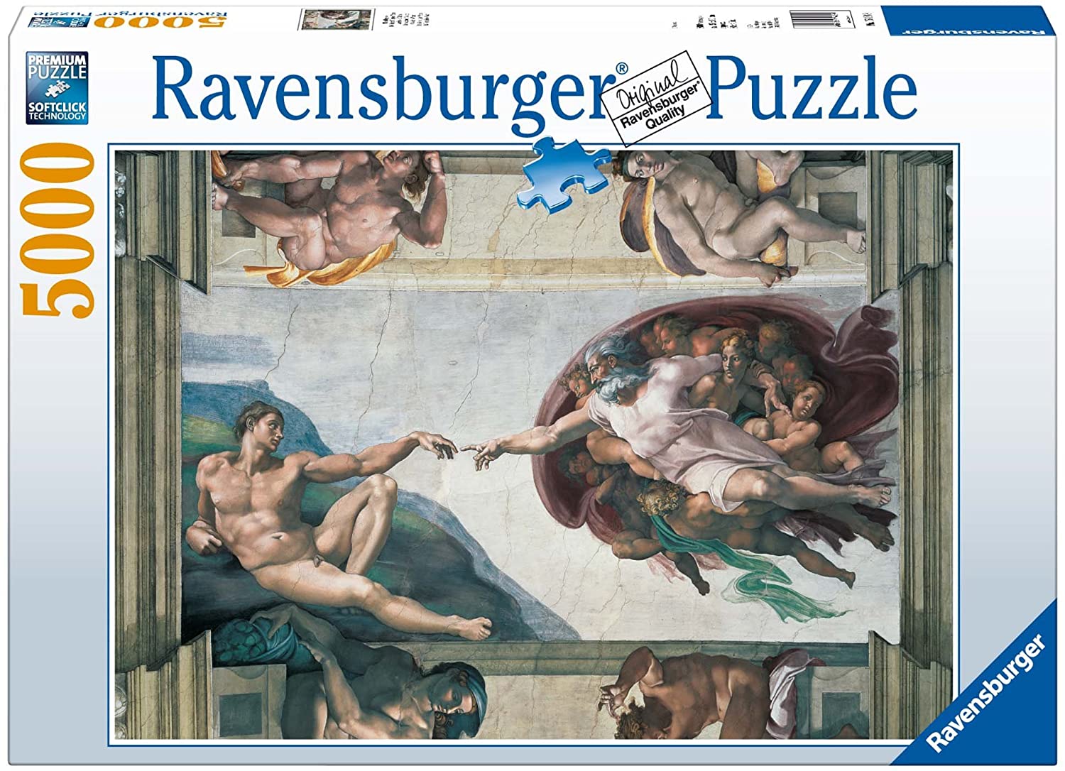 Ravensburger Michelangelo: Creation of Adam 5000 Piece Puzzle