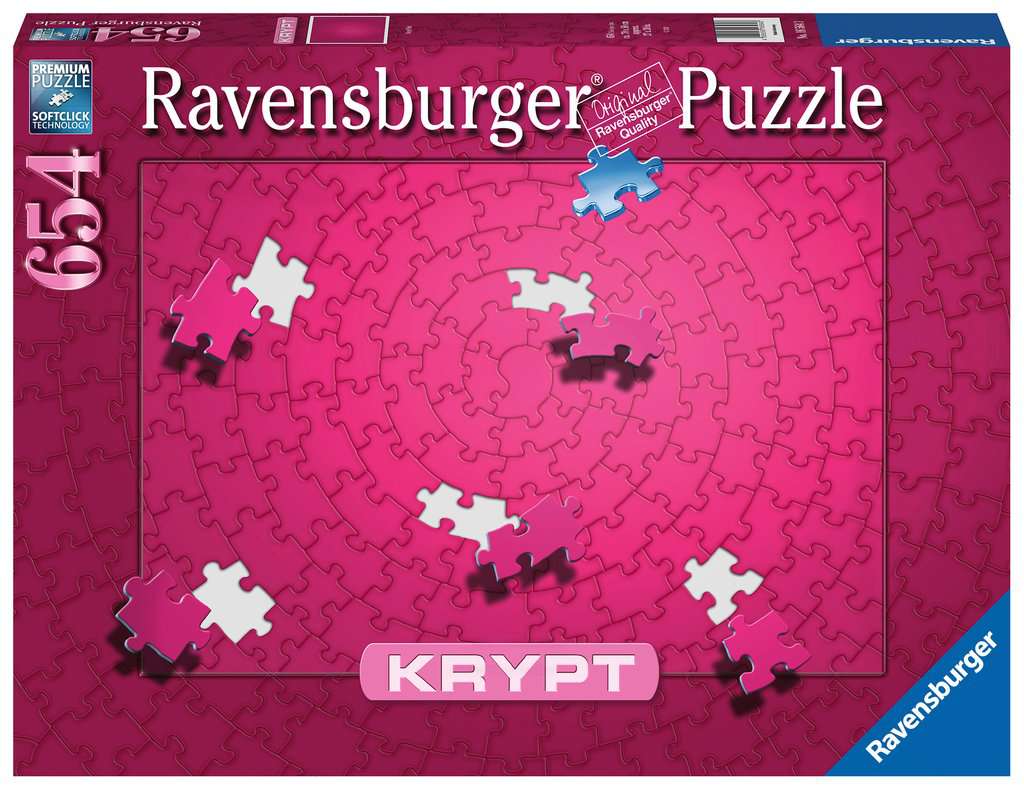 pedaal Montgomery Afstotend Ravensburger Krypt Pink 654 Piece Puzzle – The Puzzle Collections