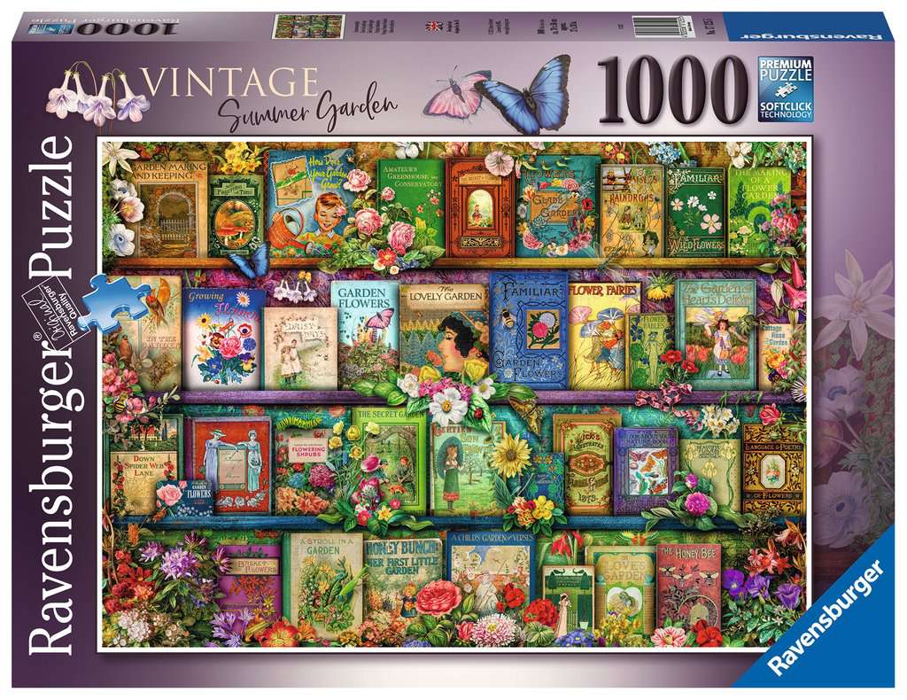 Ravensburger Aimee Stewart Vintage Summer Garden 1000 Piece Puzzle
