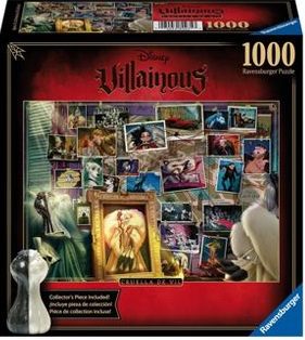 Ravensburger Disney Villainous Cruella de Vil 1000 PC Puzzle - New