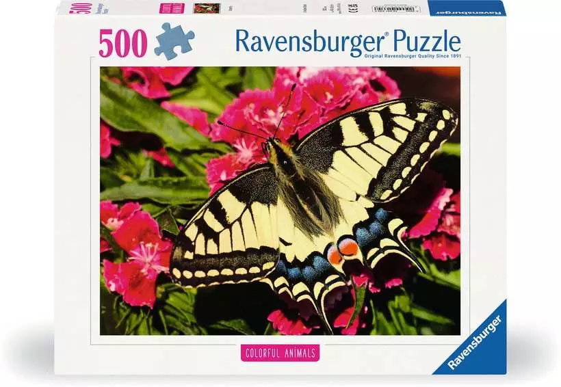 Ravensburger Colorful Animals Butterfly 500 Piece Puzzle